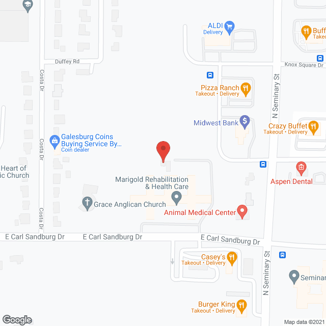 Marigold Health Care Ctr in google map