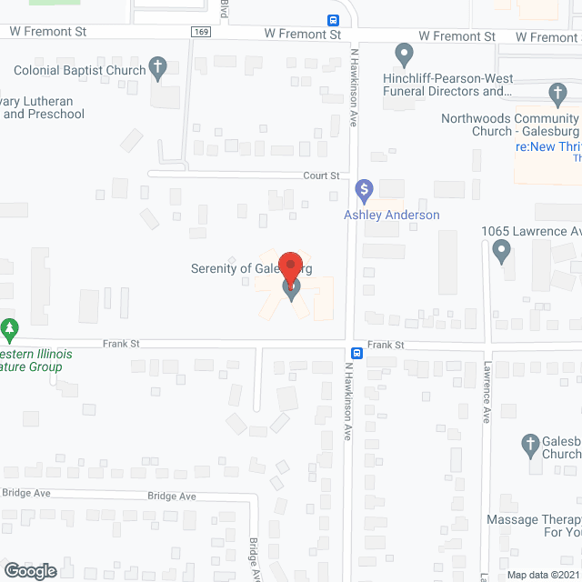 Galesburg Terrace Nursing Ctr in google map