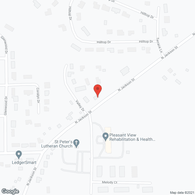 Pleasant View in google map