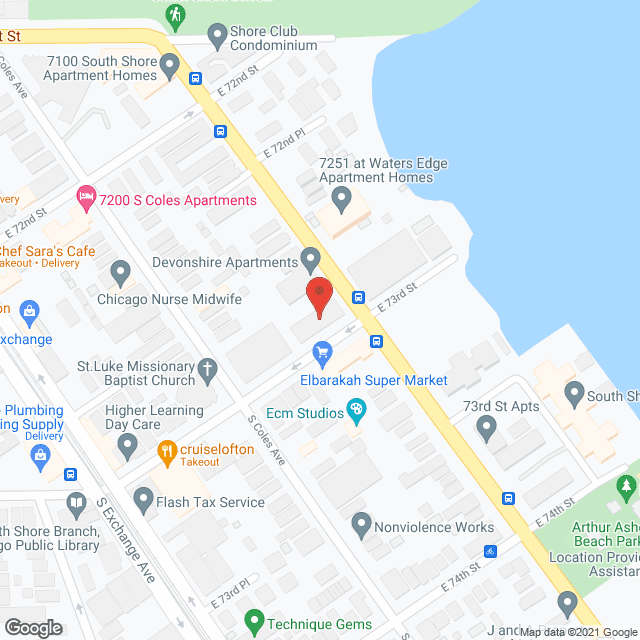 Lakeview Living Ctr in google map