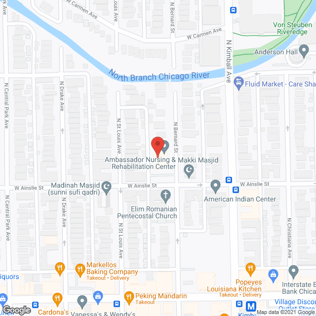 Ambassador Nursing Ctr in google map
