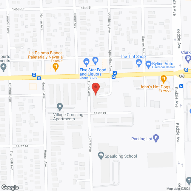 Aperion Care Midlothian in google map