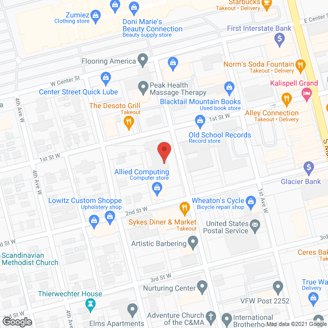 Big Sky Manor in google map