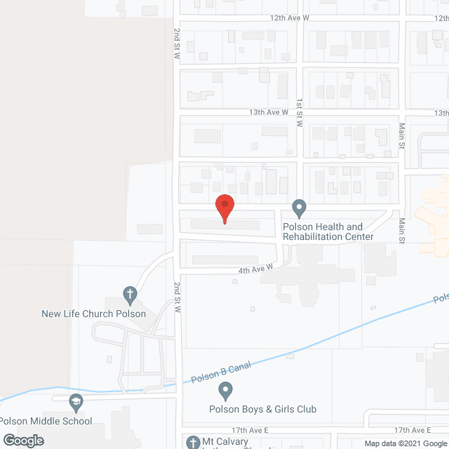 Evergreen Polson Health in google map