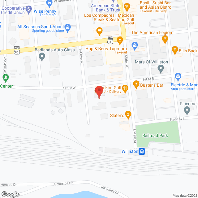 Roughrider Retirement Inn in google map