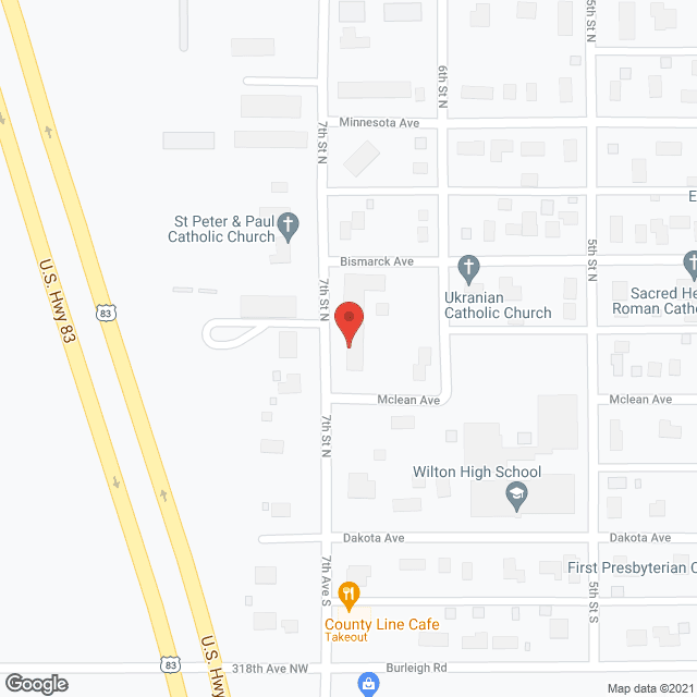 Redwood Village in google map