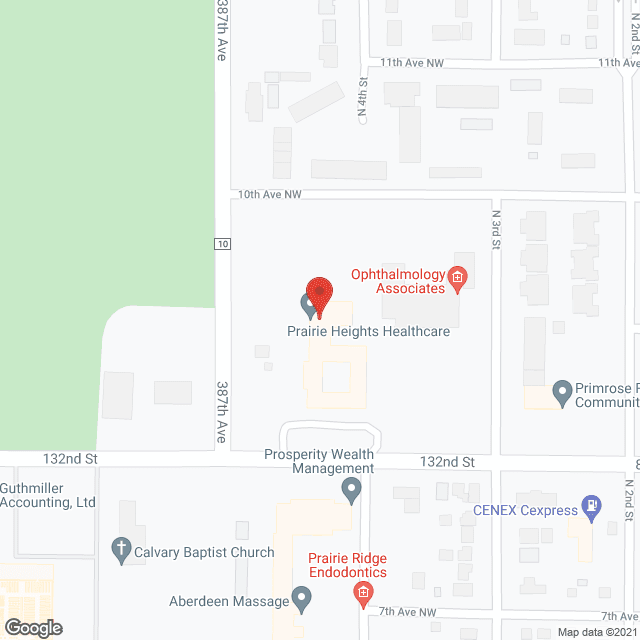 Manor Care Health Svc in google map