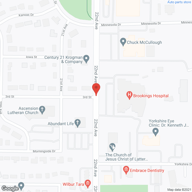 Brookview Manor in google map