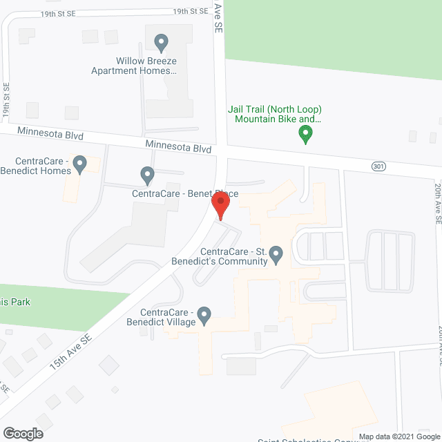 Benedict Court in google map