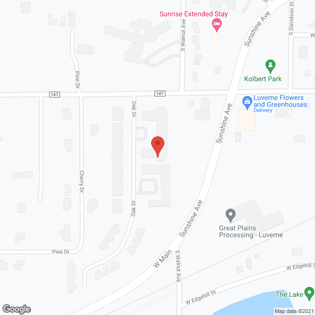 The Oaks and Poplar Creek Estate in google map