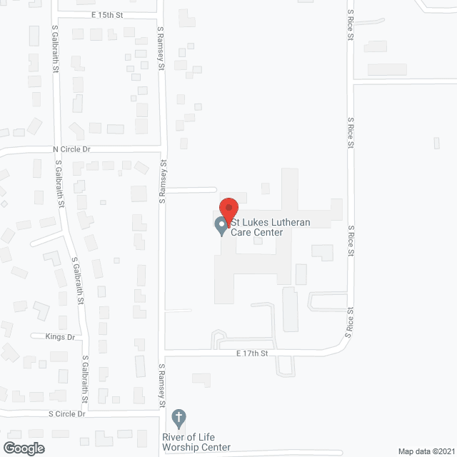 St Lukes Lutheran Care Ctr in google map