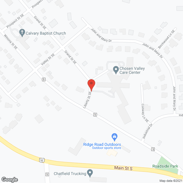 Chosen Valley Care Ctr in google map