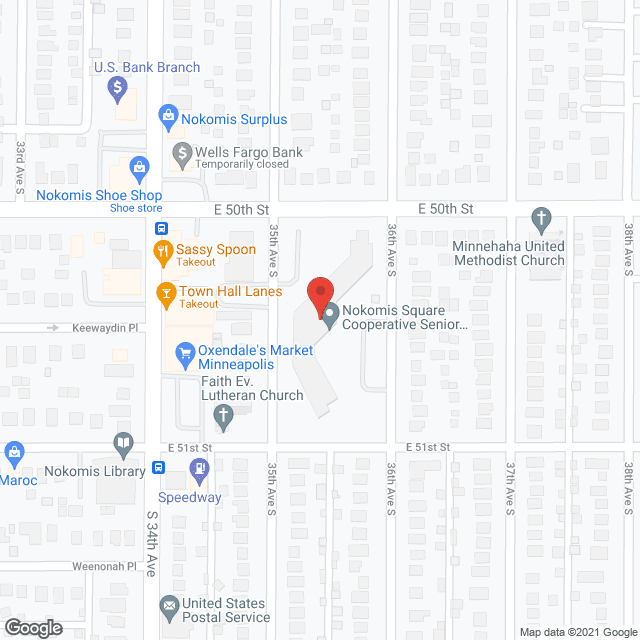 Nokomis Square Coop in google map
