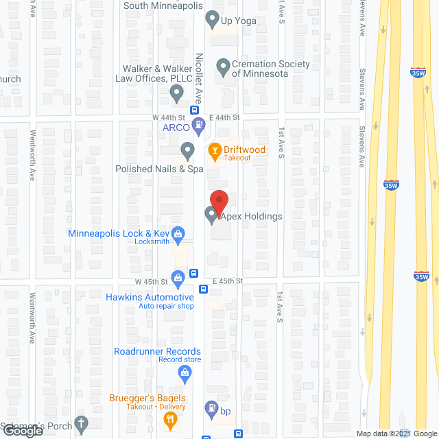 Nicollet Good Samaritan Ctr in google map