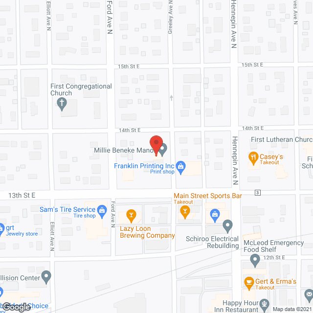 Millie Beneke Manor in google map