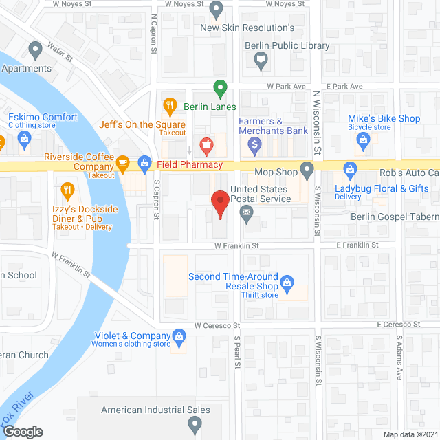 American House of Berlin in google map