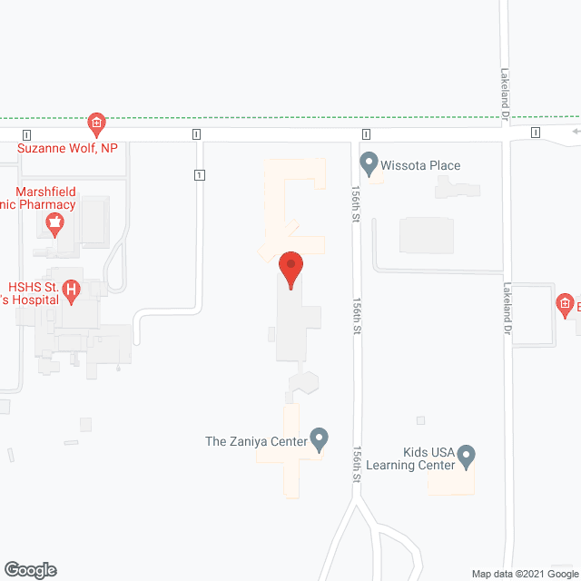 Wissota Health and Regional Vent Center in google map