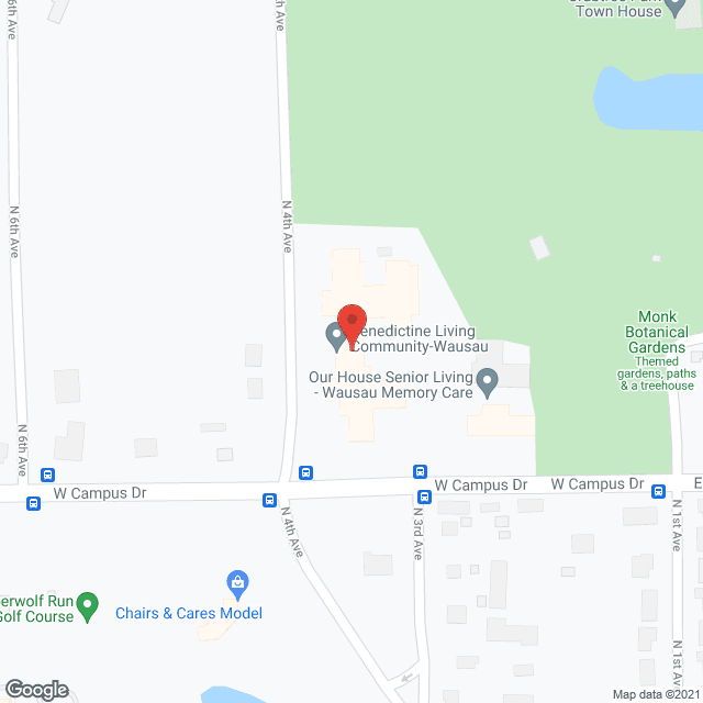 Benedictine Living Community in google map