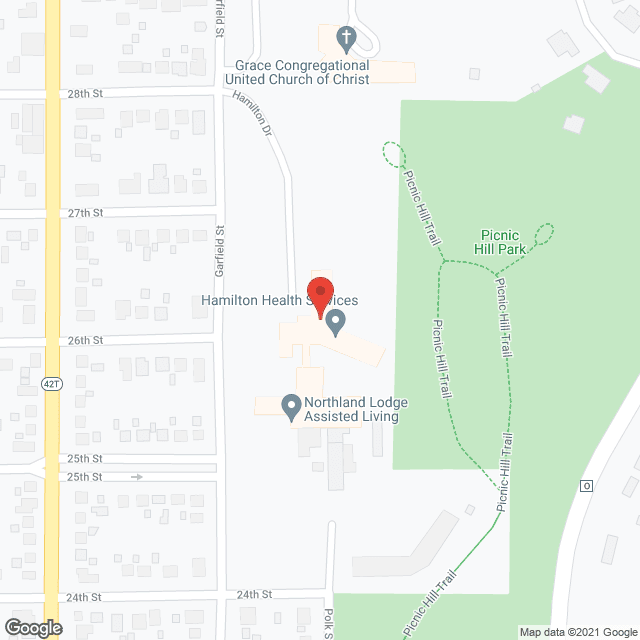 Hamilton Care Center in google map