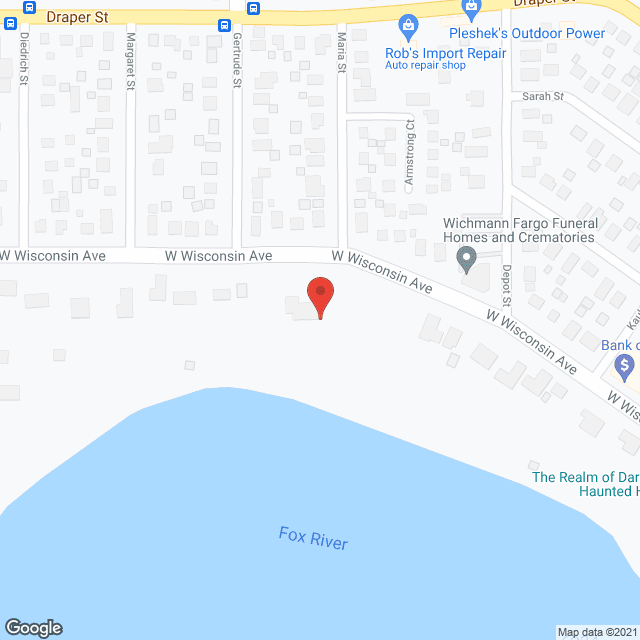 St Paul Manor in google map