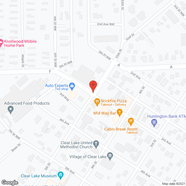 Clear Lake Manor in google map