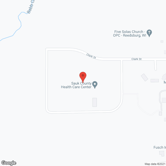 Sauk County Health Care Ctr in google map