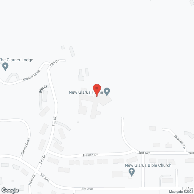 New Glarus Home in google map