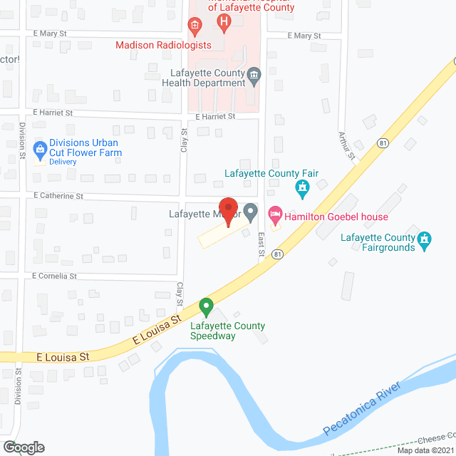 Lafayette Manor in google map