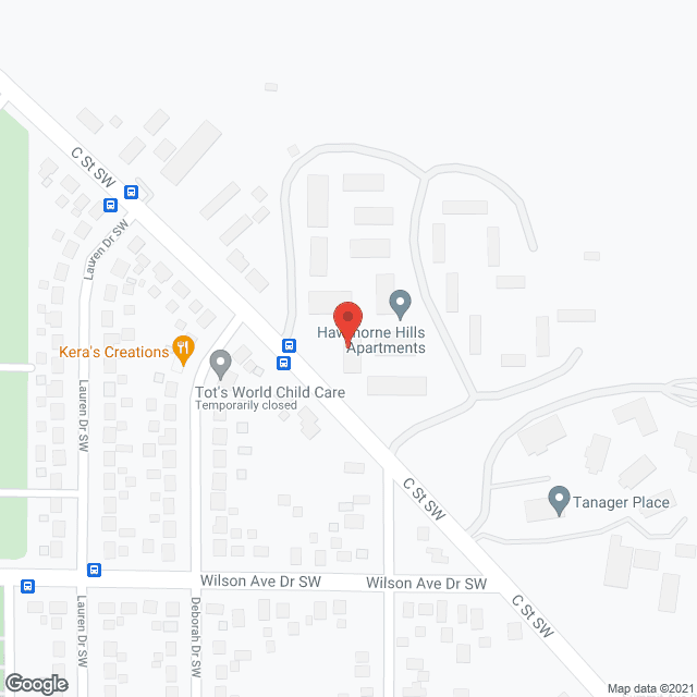 Hawthorne Hills Apartments in google map