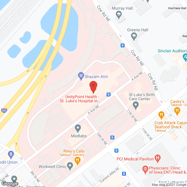 UnityPoint Health - St. Luke's Hospital in google map