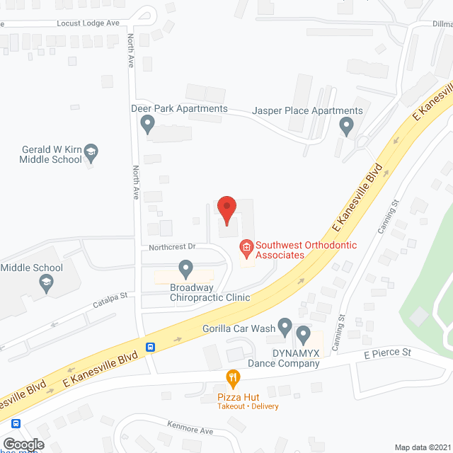 Northcrest Care & Rehab in google map