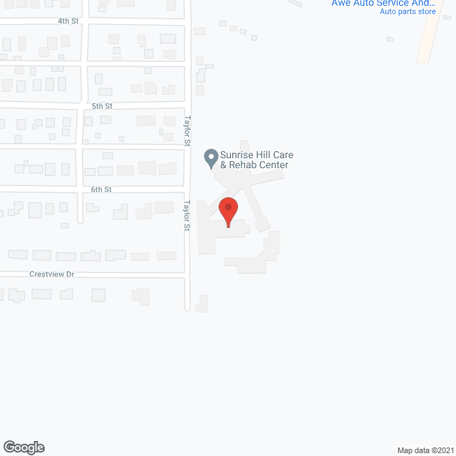 Sunrise Hill Care Ctr in google map