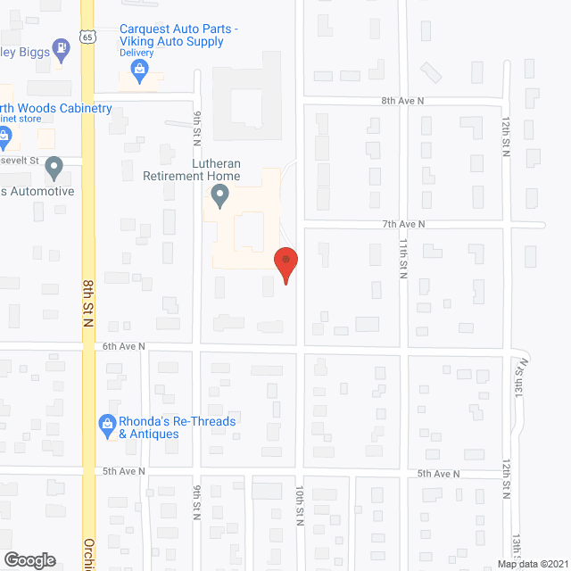 Lutheran Retirement Home in google map