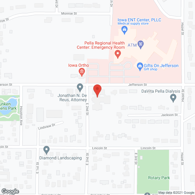 Jefferson Place in google map