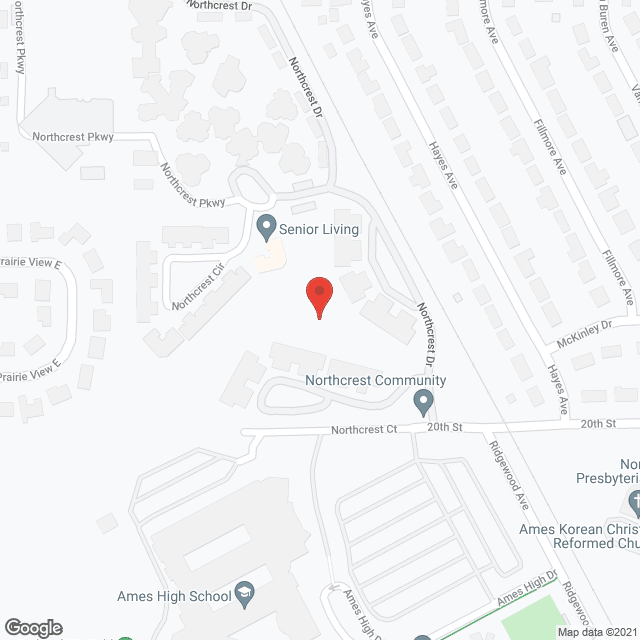 Northcrest Community in google map