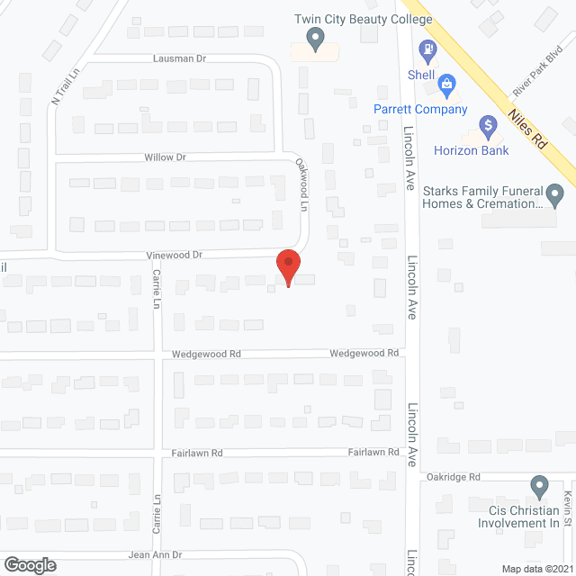 Lakeland Continuing Care Ctr in google map