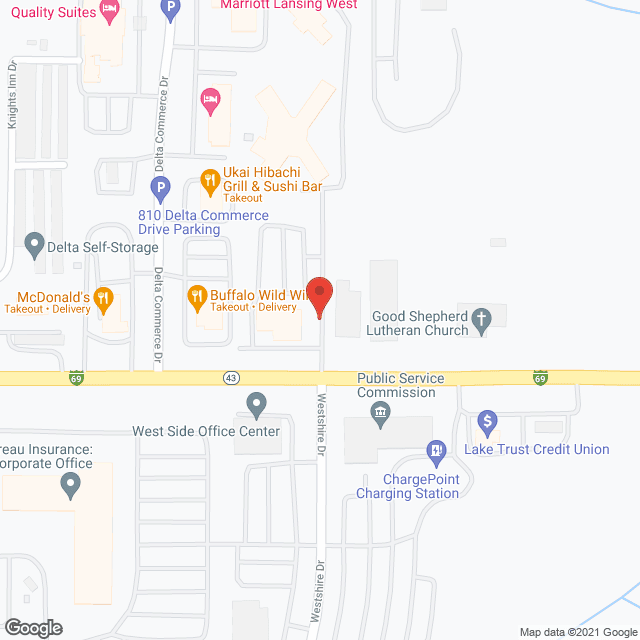 Medilodge of Lansing in google map