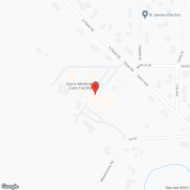 Iosco Medical Care Facility in google map