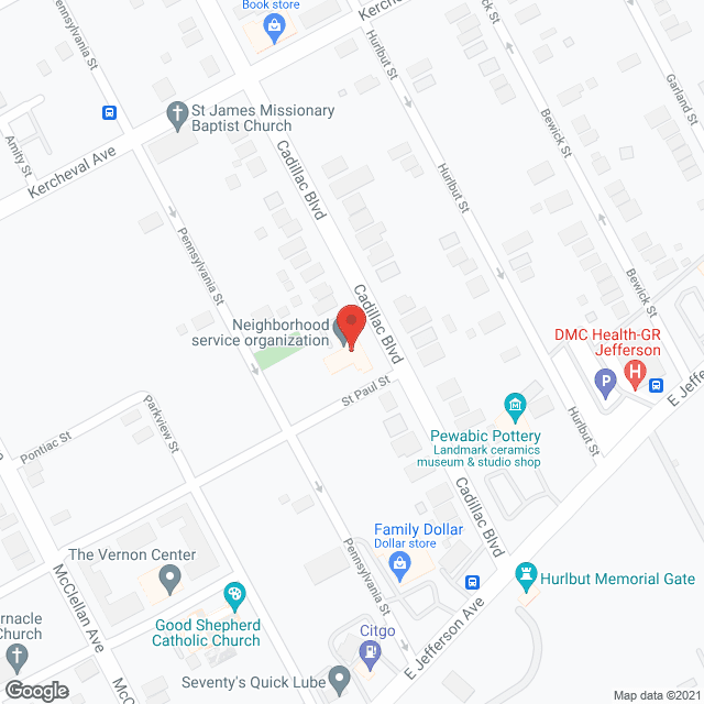Cadillac Nursing Home in google map
