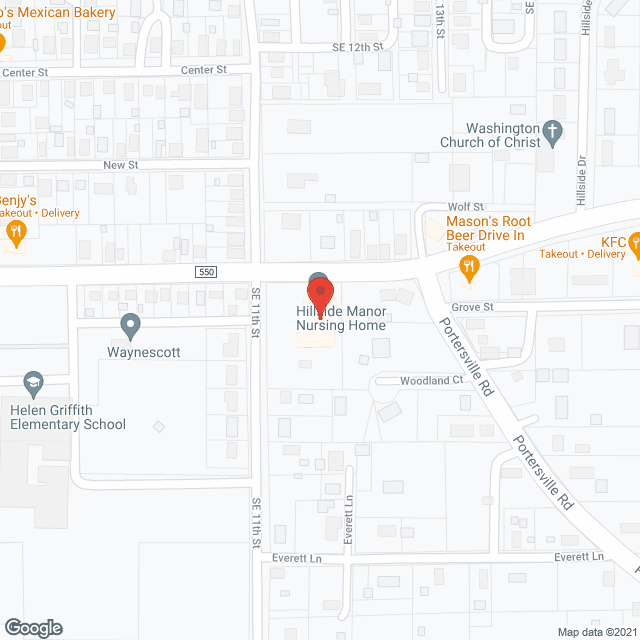 Hillside Manor in google map