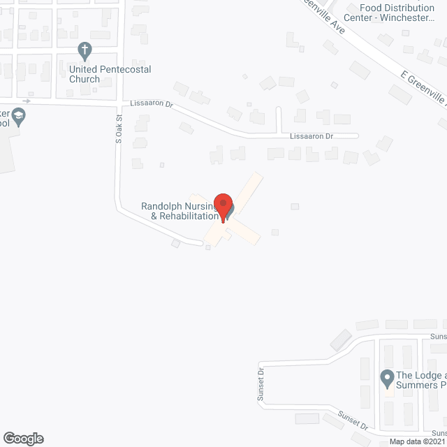 Randolph Nursing Home in google map