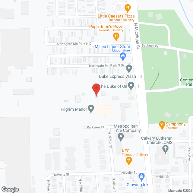 Pilgrim Manor in google map
