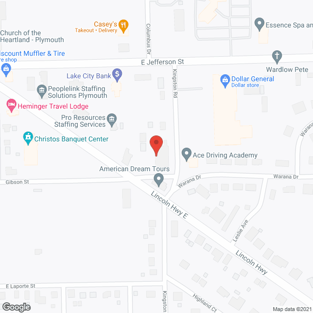 Mayflower Care Ctr in google map