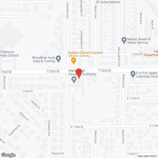 Hammond Nursing Home in google map