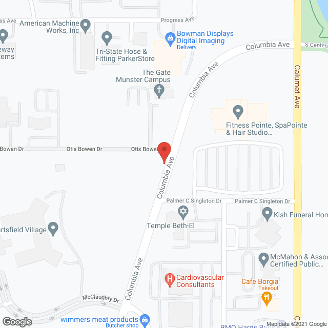 Hartsfield Village in google map