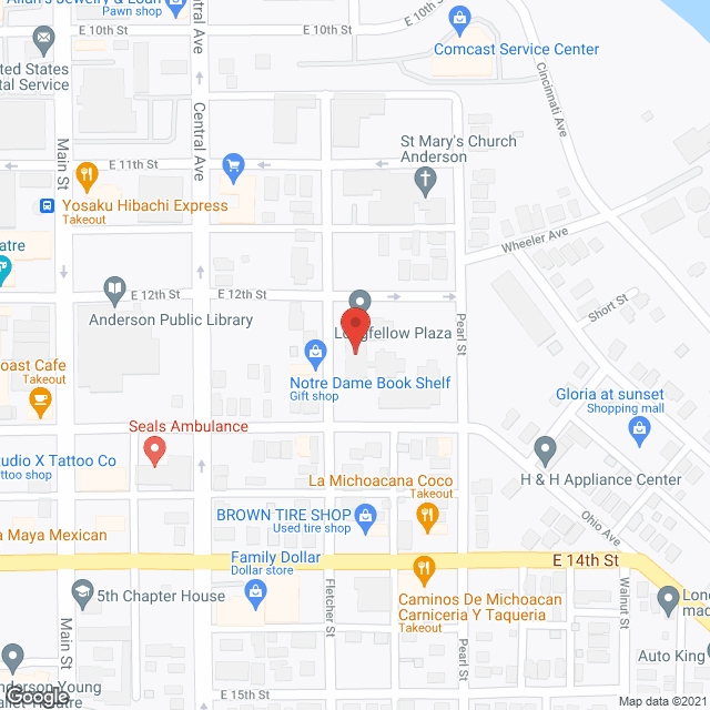Longfellow Plaza in google map