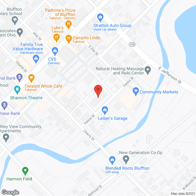 Vance Street Apartments in google map
