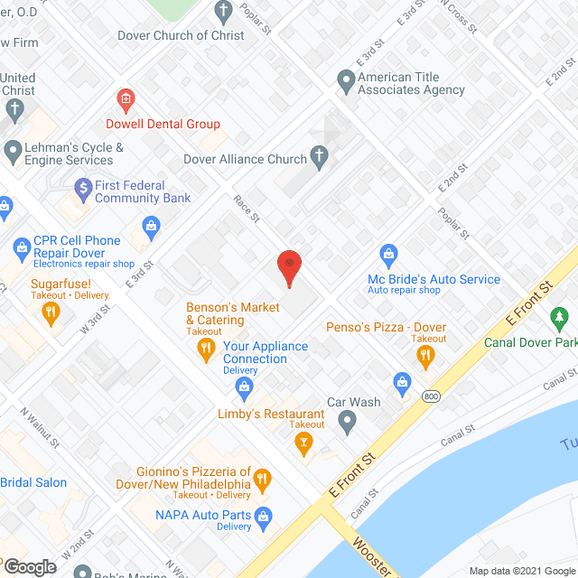 Horizons Inc in google map