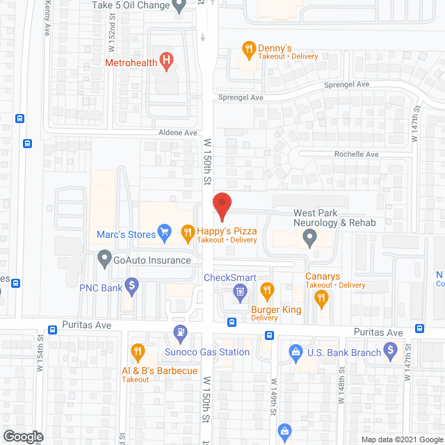 Westpark Healthcare Campus in google map