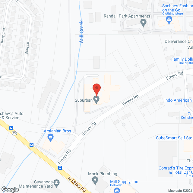 Suburban Pavilion Inc in google map